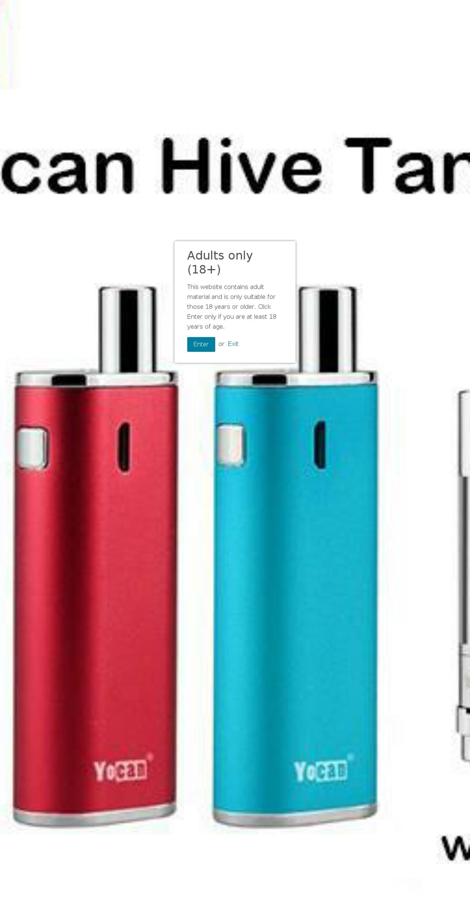 economyvapes.com shopify website screenshot