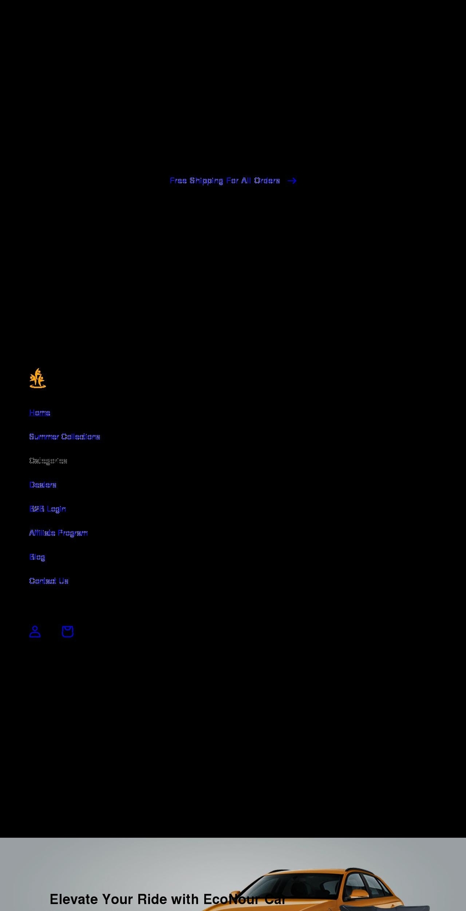 econour.com shopify website screenshot