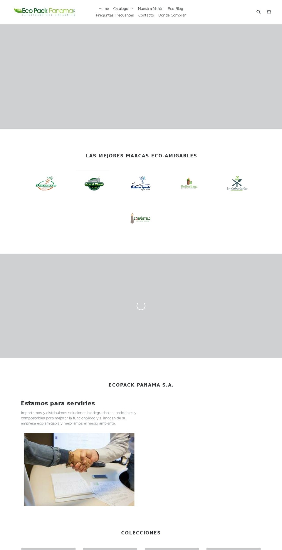 ecopackpanama.com shopify website screenshot