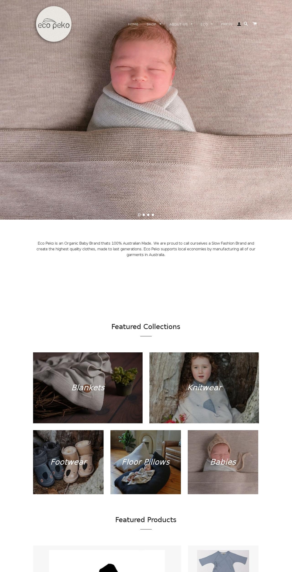 ecopeko.com shopify website screenshot