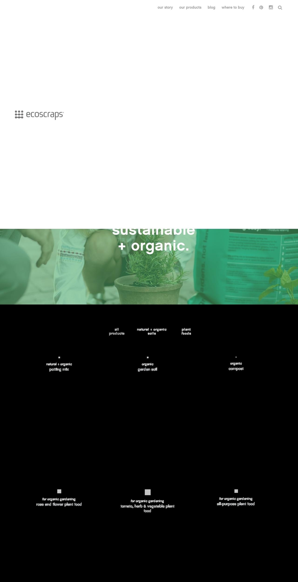 ecoscraps.org shopify website screenshot