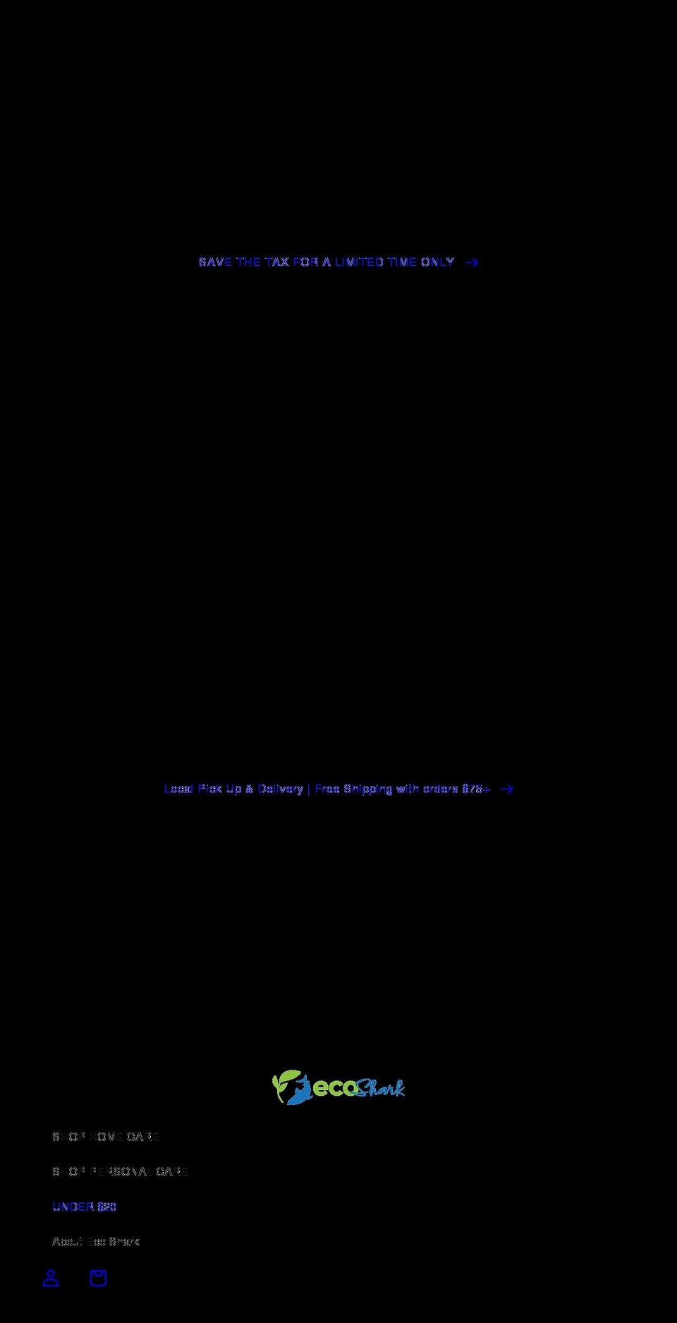 ecoshark.net shopify website screenshot