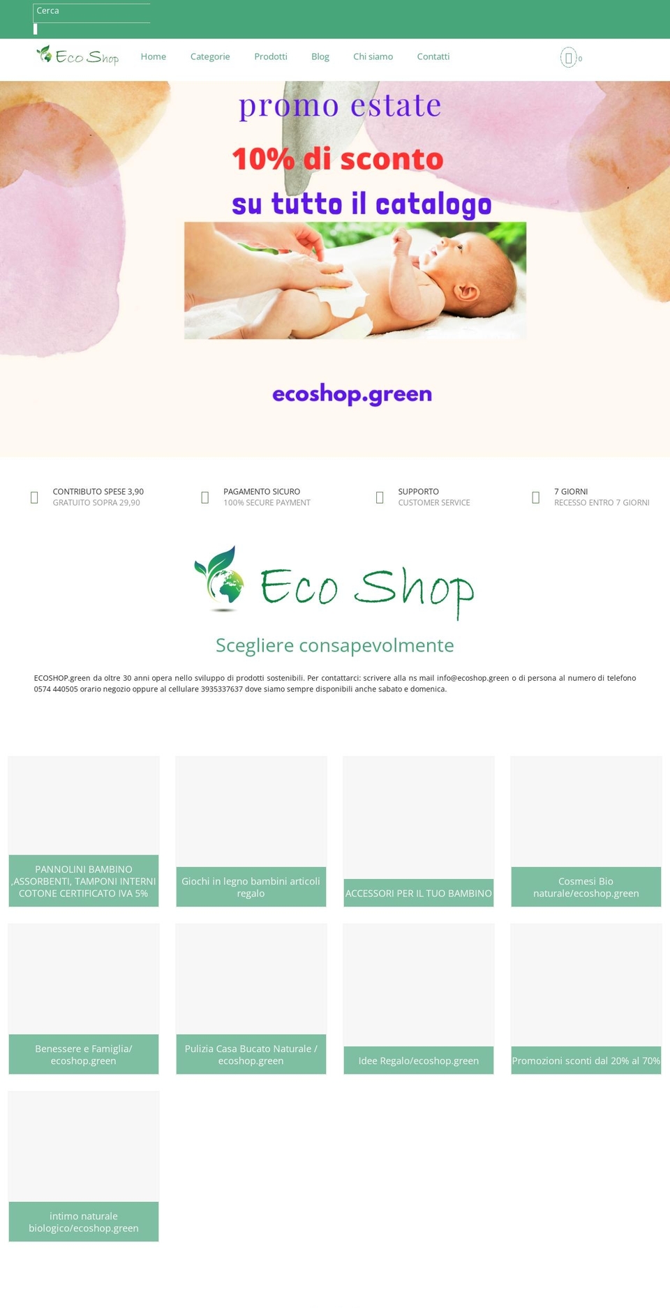 ecoshop.green shopify website screenshot