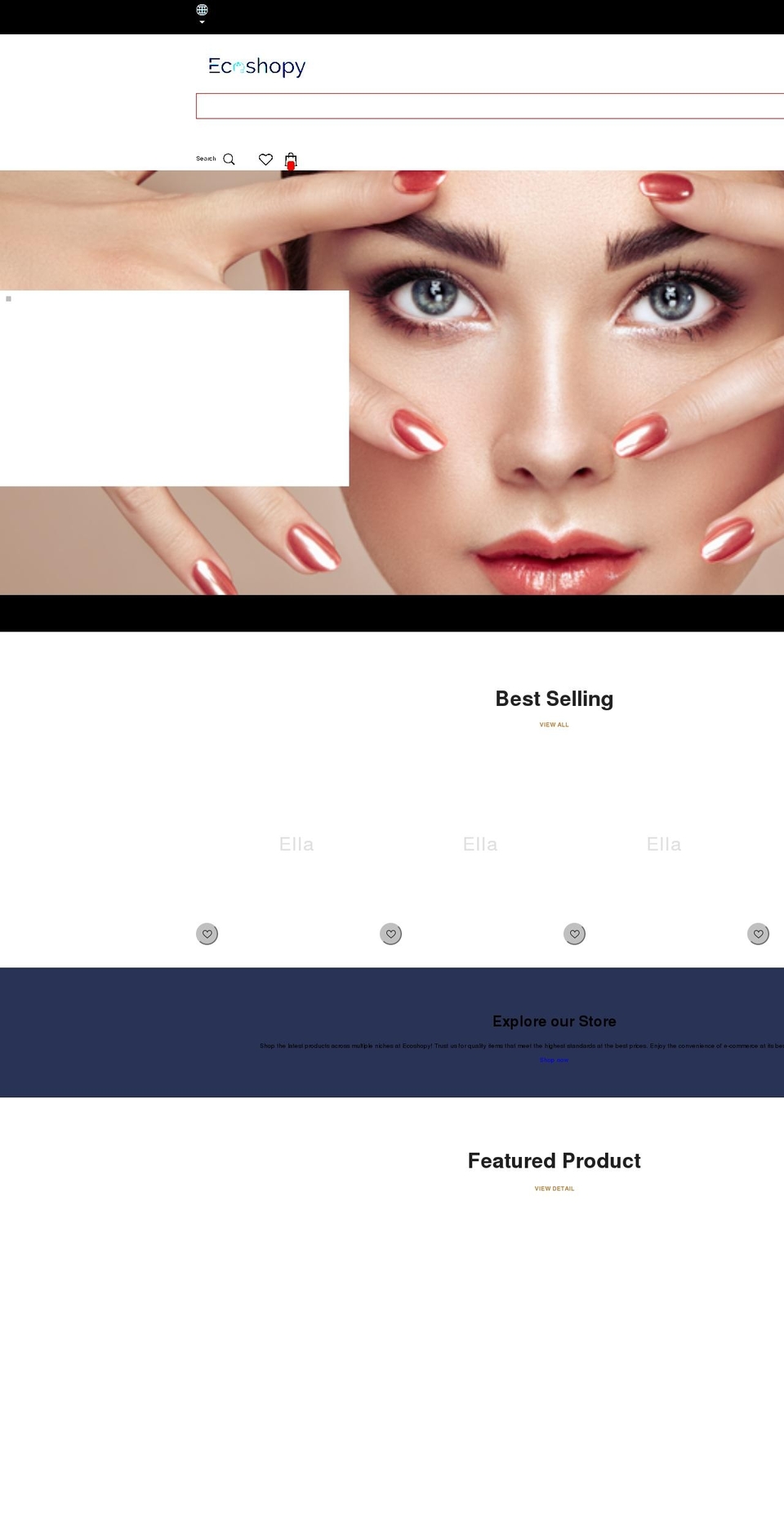 ecoshopy.com shopify website screenshot