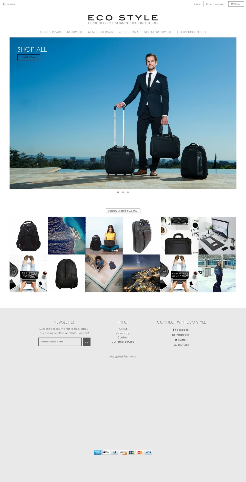 ecostylecases.com shopify website screenshot