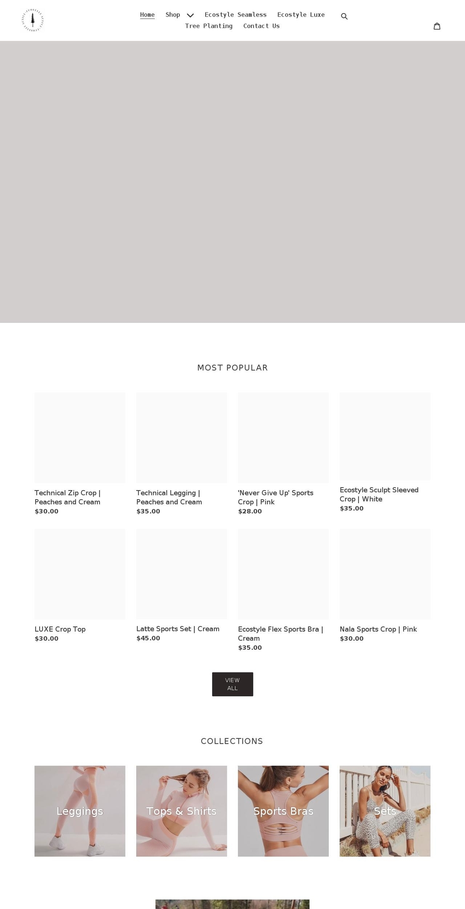 ecostyleco.org shopify website screenshot