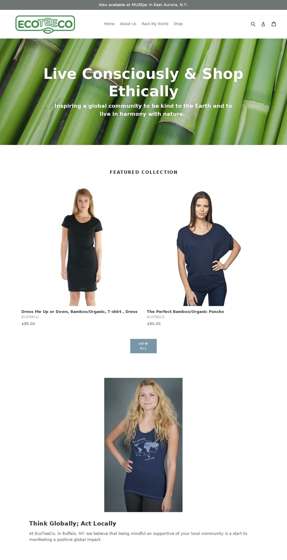 ecoteeco.com shopify website screenshot