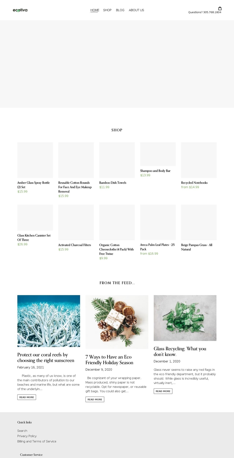 ecotiva.com shopify website screenshot