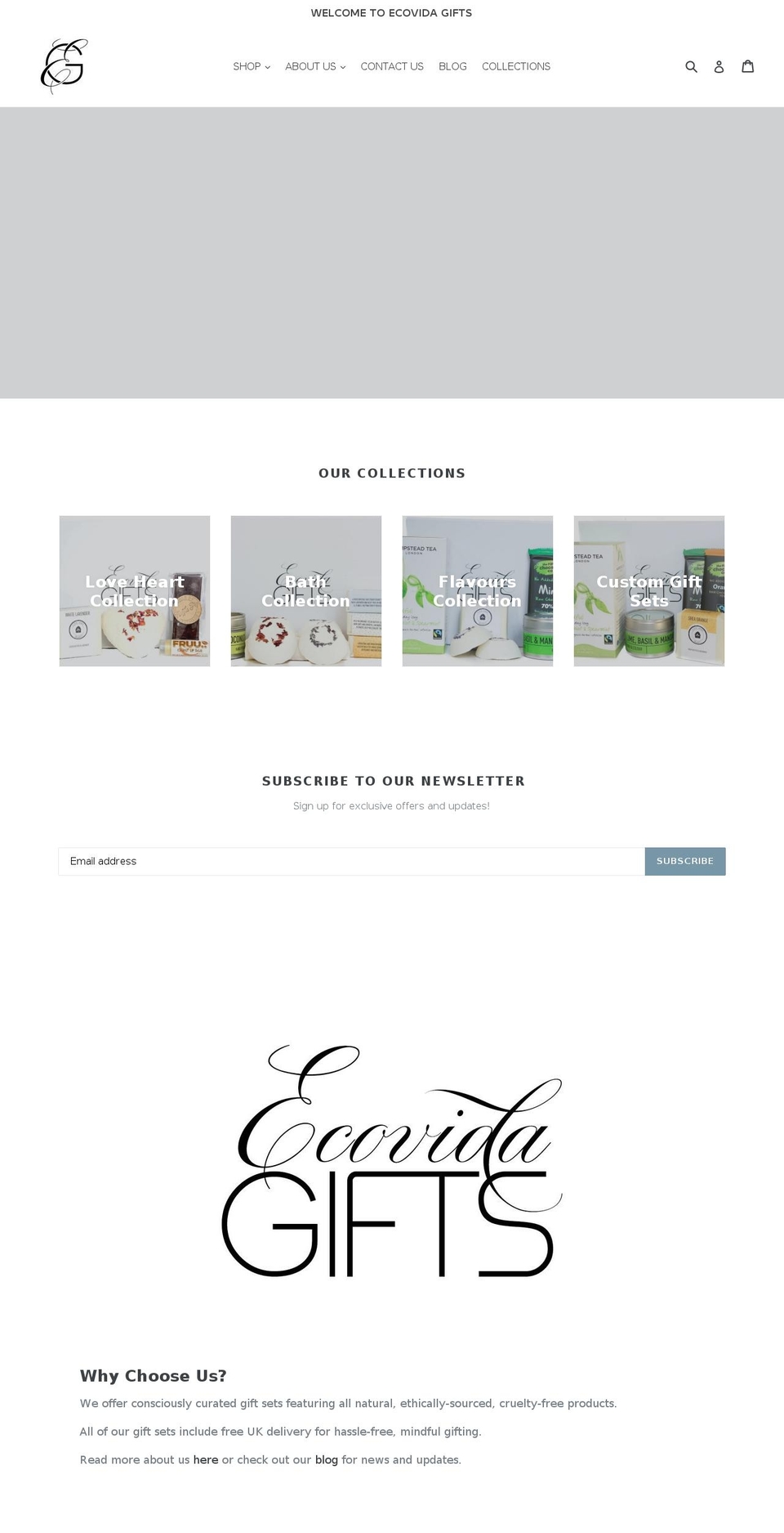 ecovidagifts.com — Shopify storefront screenshot