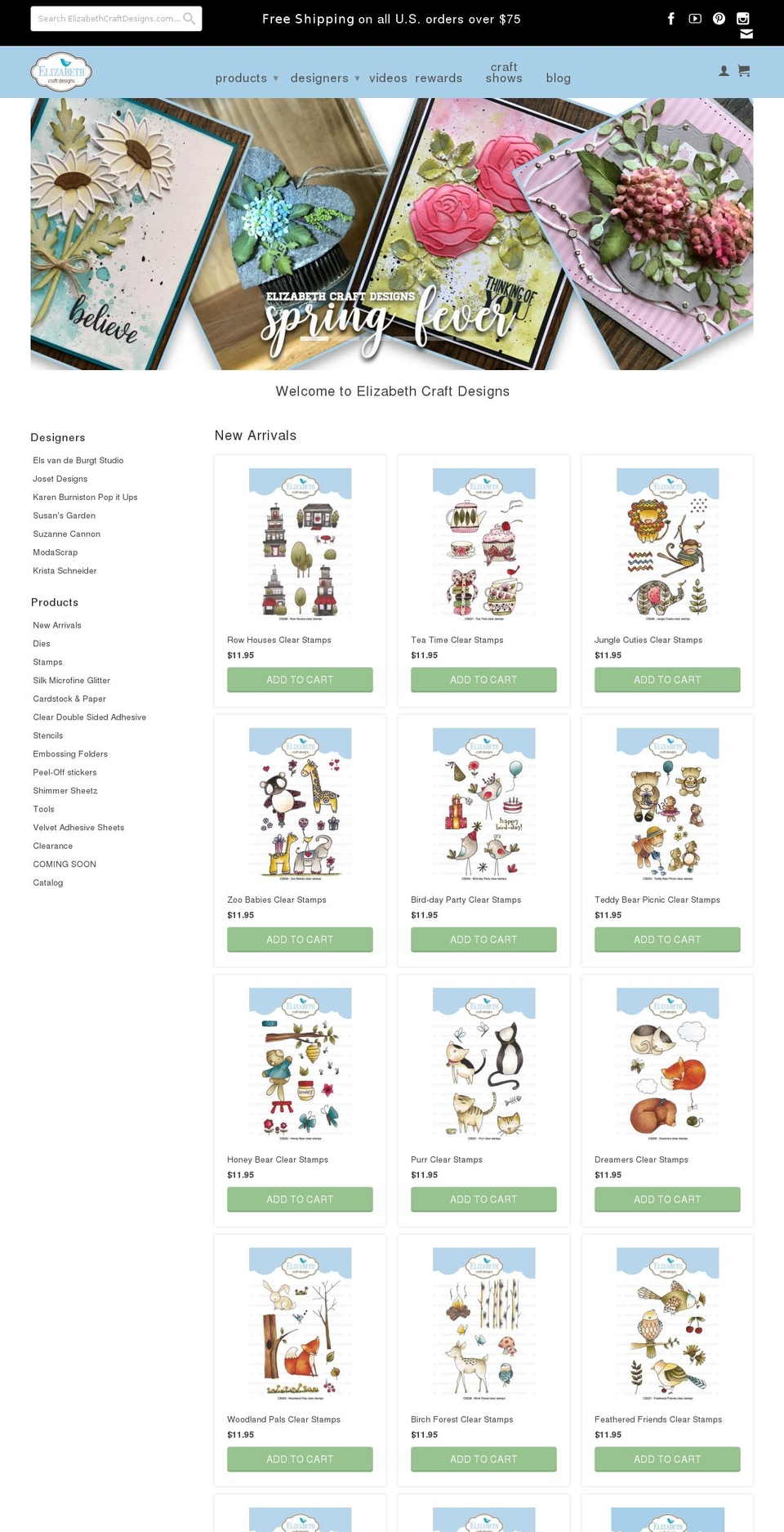 ecraftdesigns.com shopify website screenshot