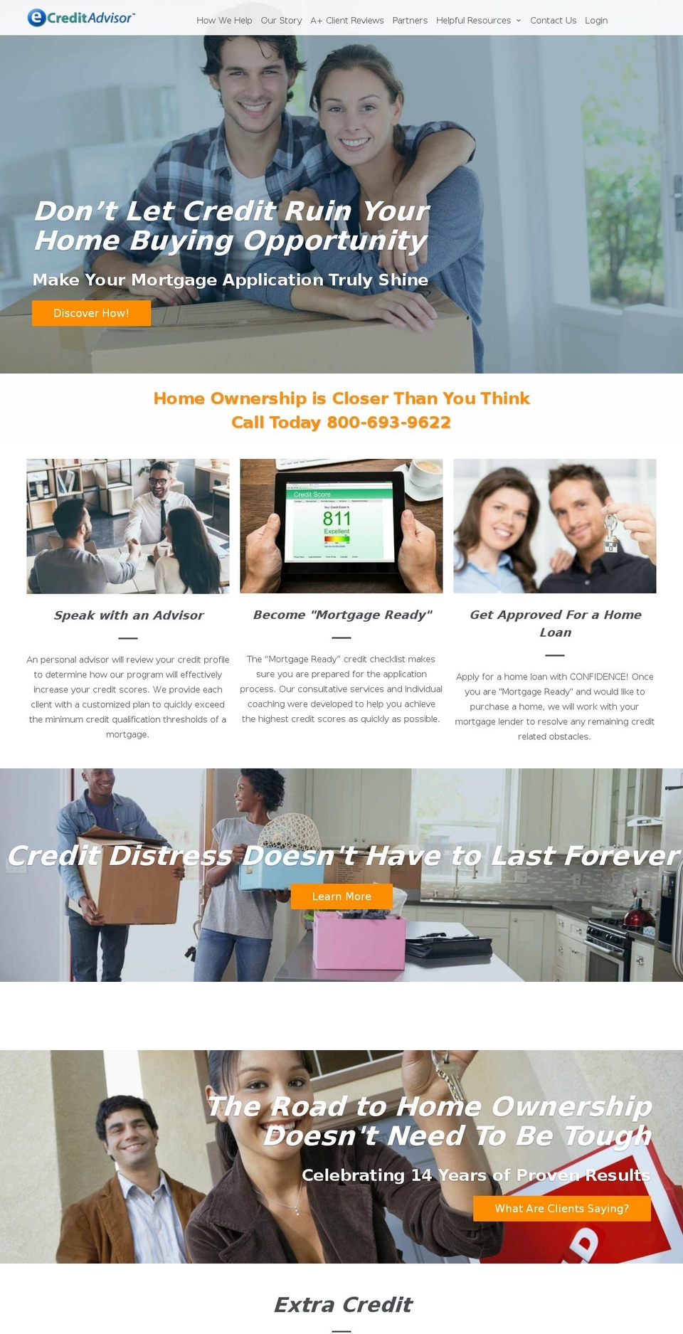 eCreditAdvisor - MORTGAGE PRODUCTION Shopify theme site example ecreditadviser.com