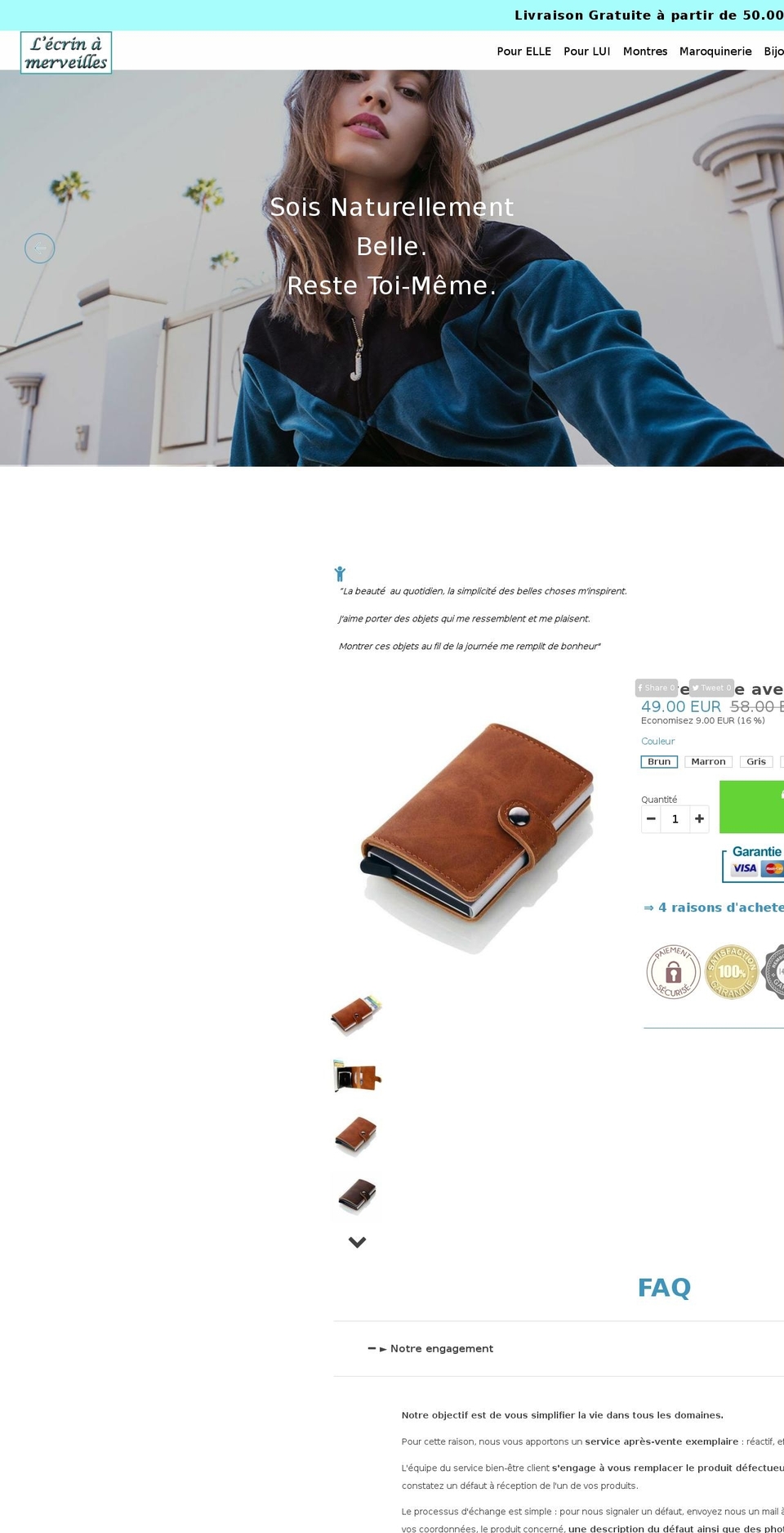 fastlane-1-76-active Shopify theme site example ecrinamerveilles.com