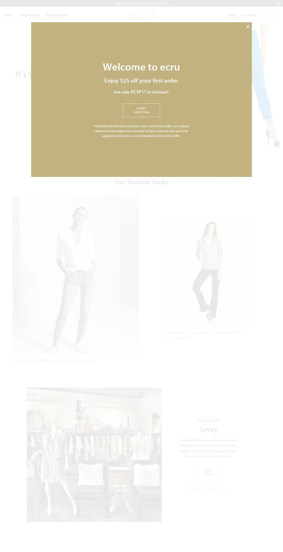 ecrustyle.com shopify website screenshot