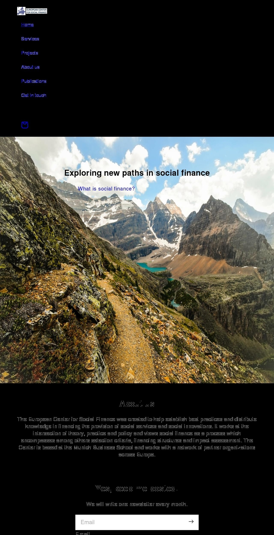 ecsocfin.com shopify website screenshot