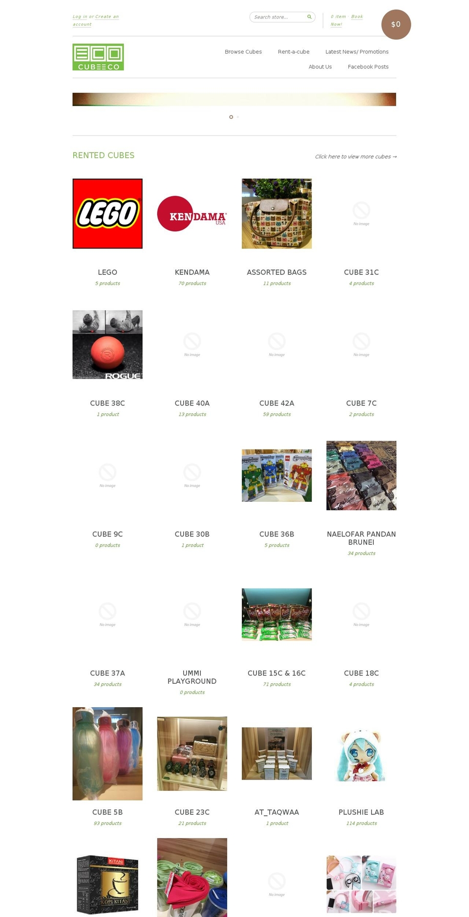 ecubeeco.com shopify website screenshot
