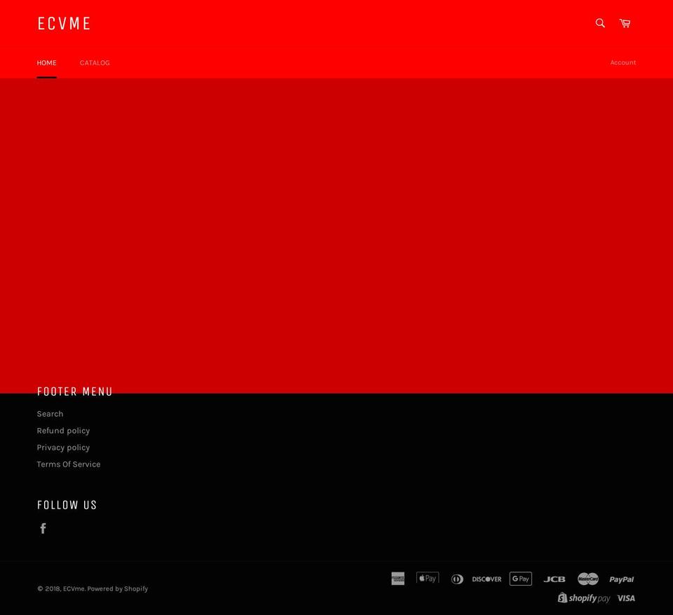 ecvme.com — Shopify storefront screenshot