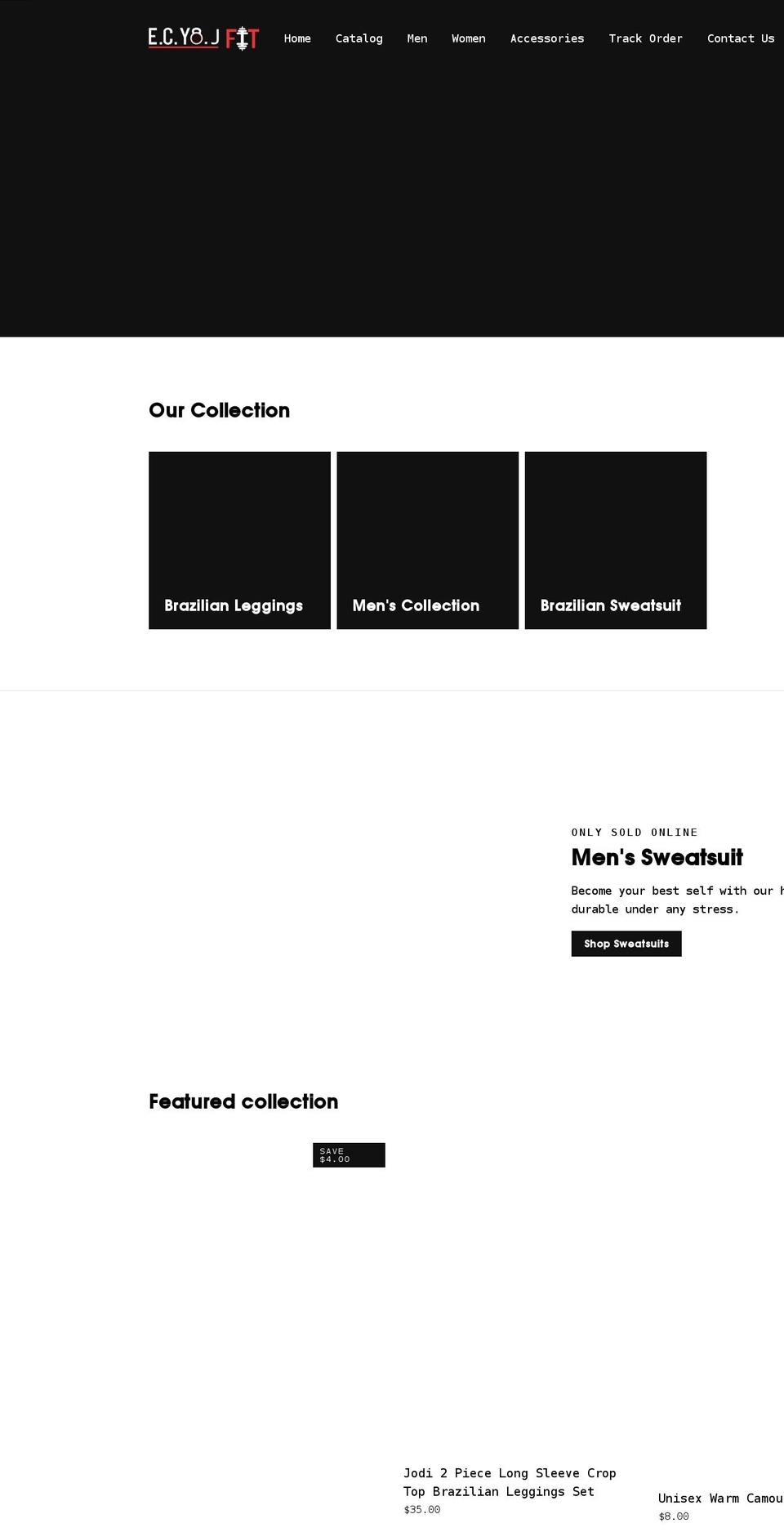 ecyojfit.com shopify website screenshot