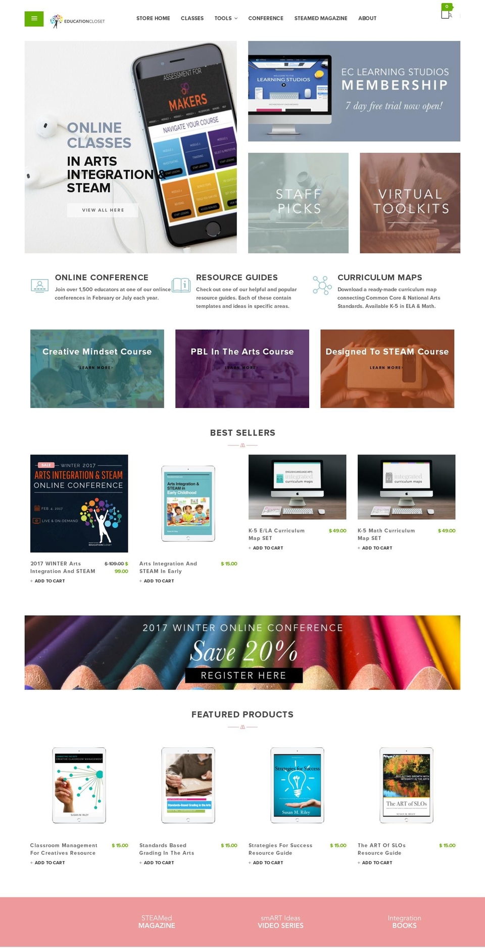 home3 Shopify theme site example edclosetstore.com