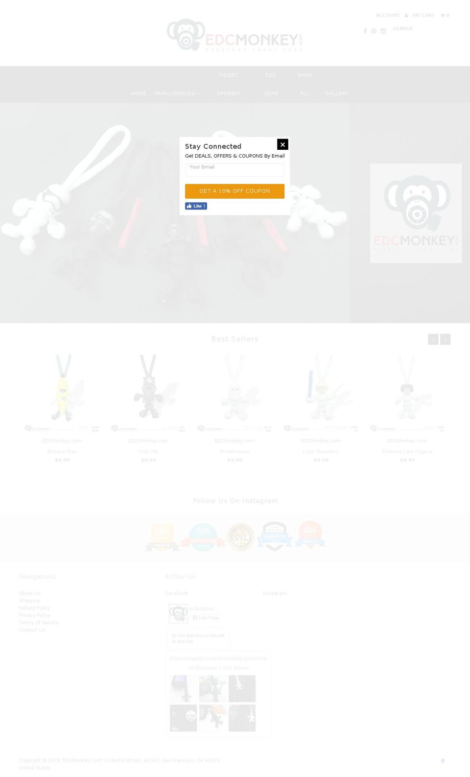 societyvice Shopify theme site example edcmonkey.com