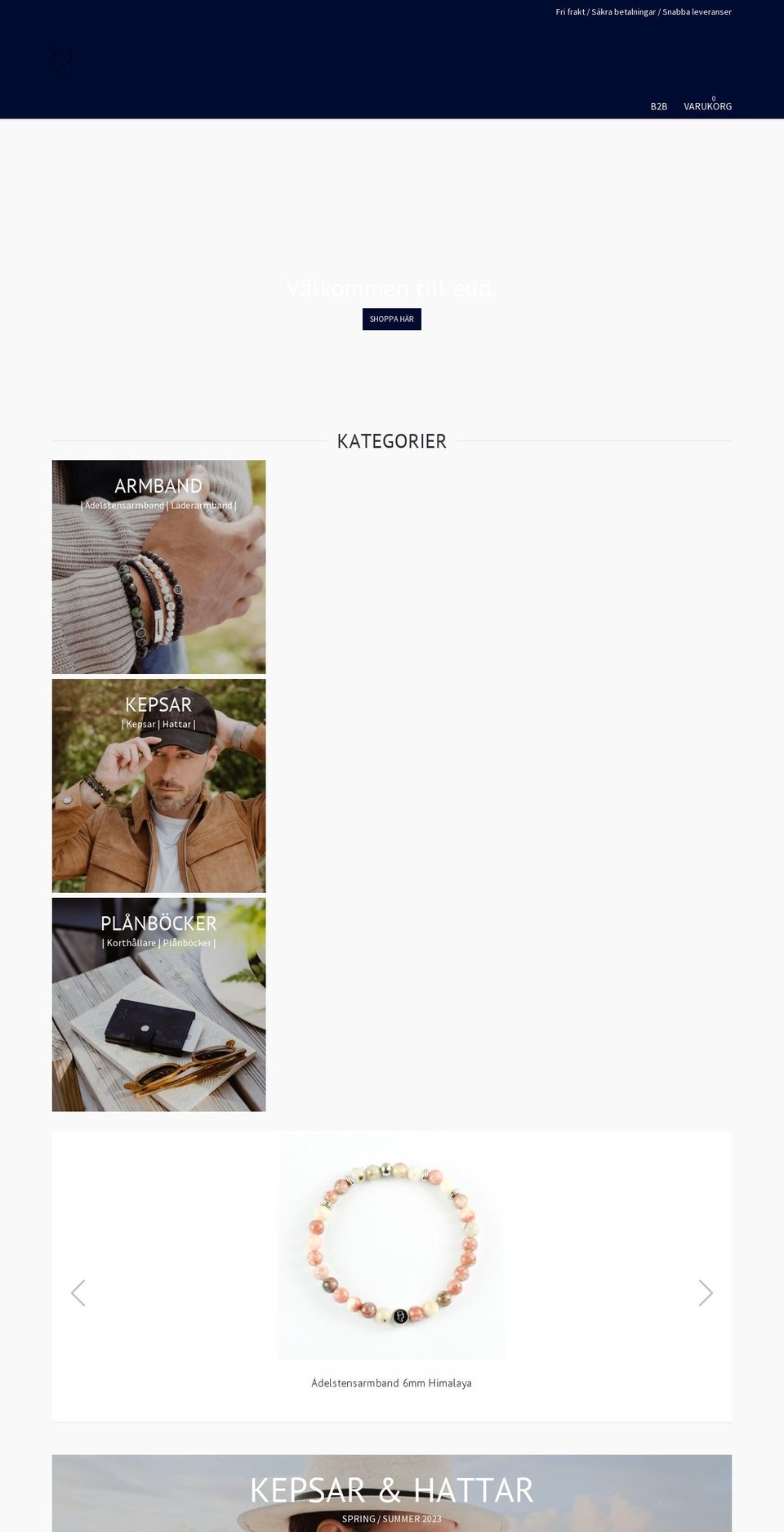 eddbracelet.com — Shopify storefront screenshot