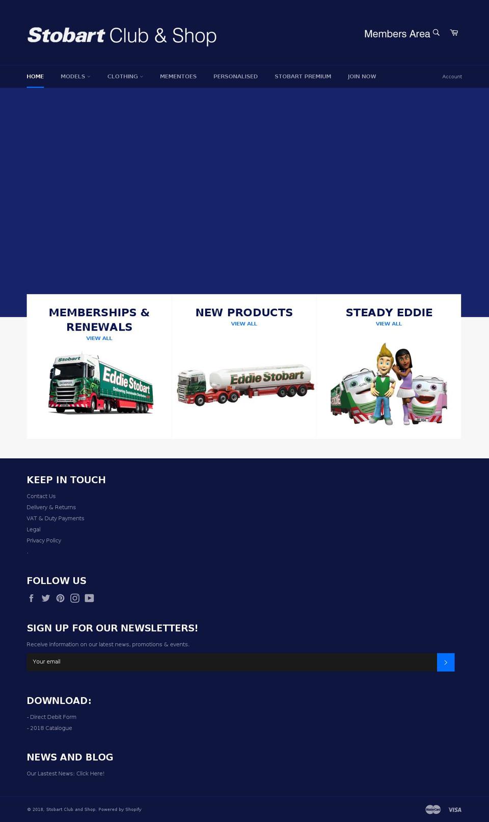 eddiestobartpromotions.com — Shopify storefront screenshot