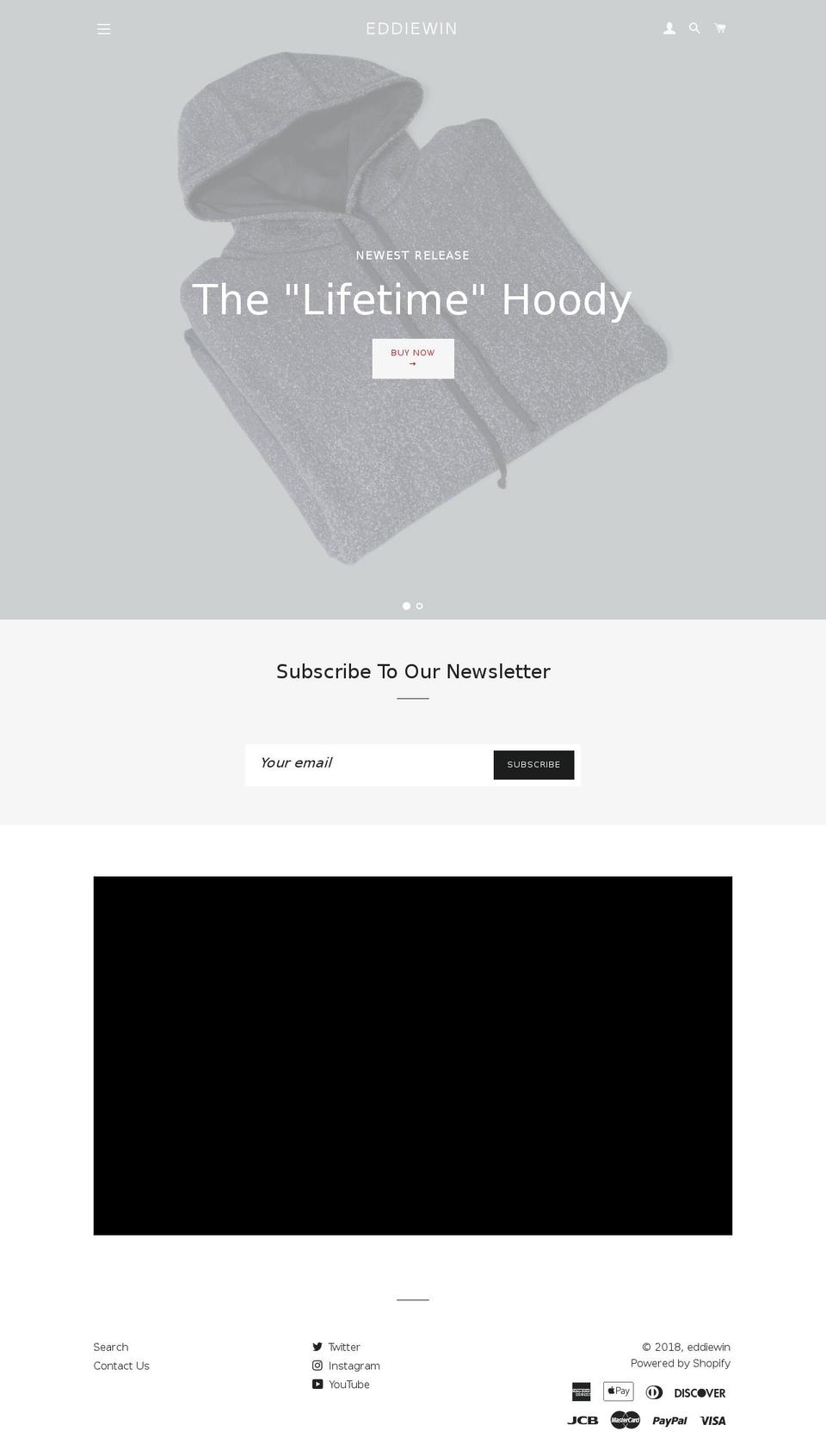 eddiewinkicks.com shopify website screenshot