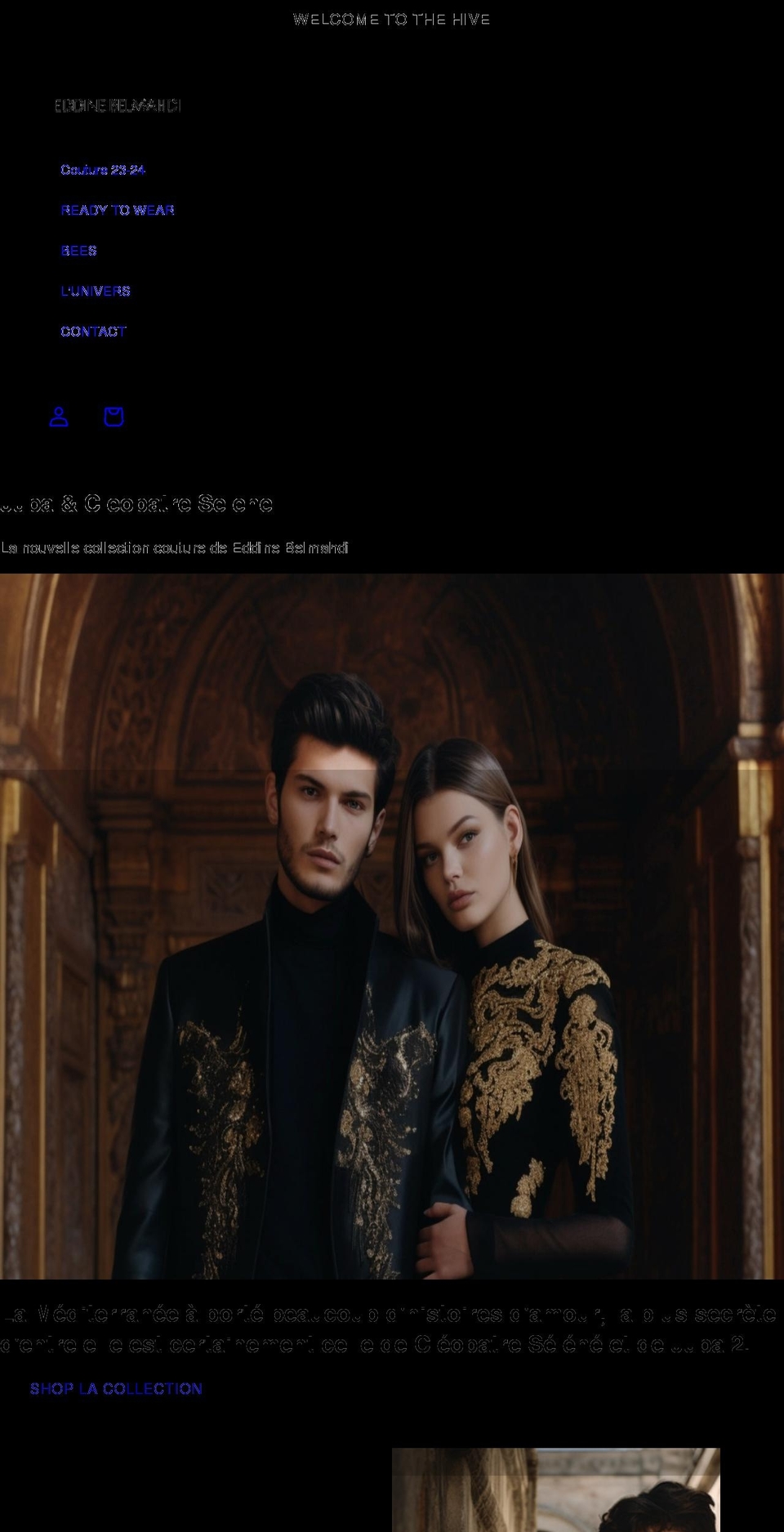 eddinebelmahdi.com shopify website screenshot