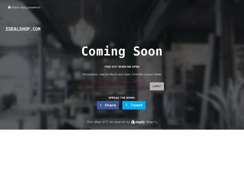 AREA Shopify theme site example edealshop.com