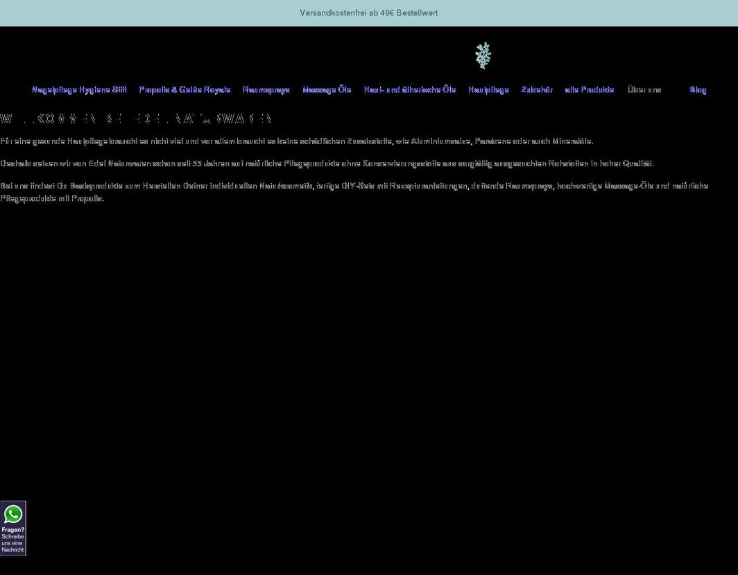 edel-naturwaren.de shopify website screenshot