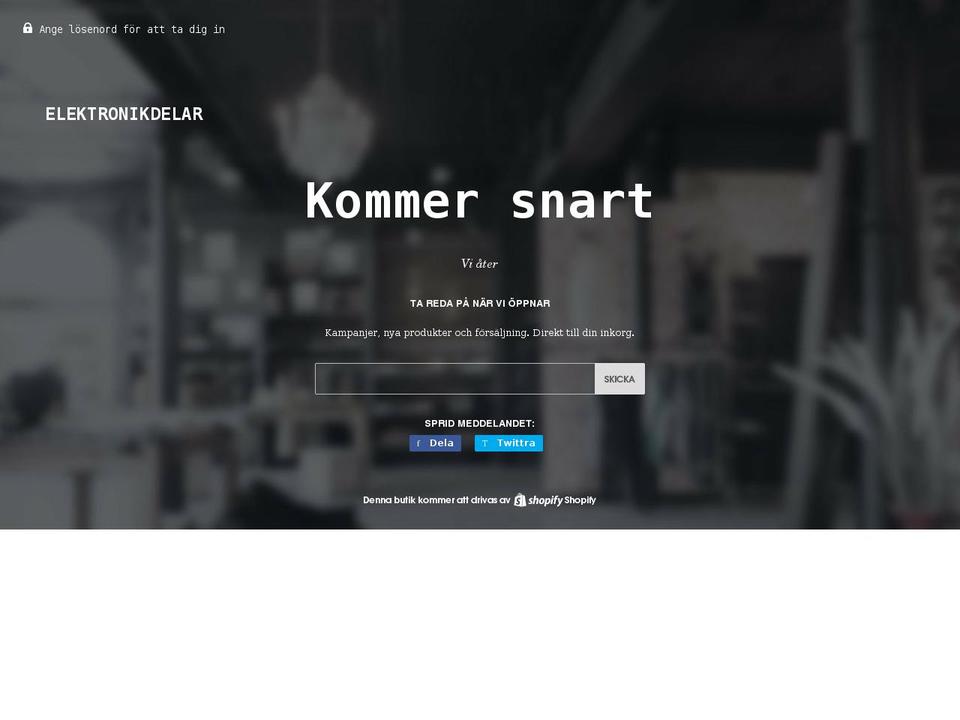 edelar.se shopify website screenshot