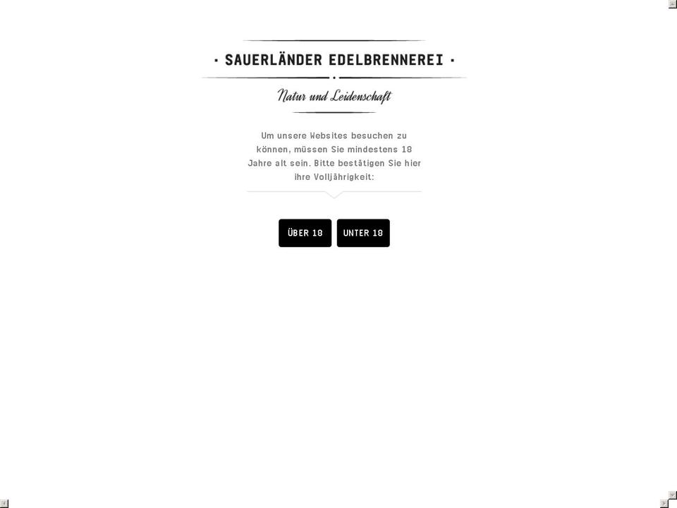 edelbrennerei-kallenhardt.de shopify website screenshot