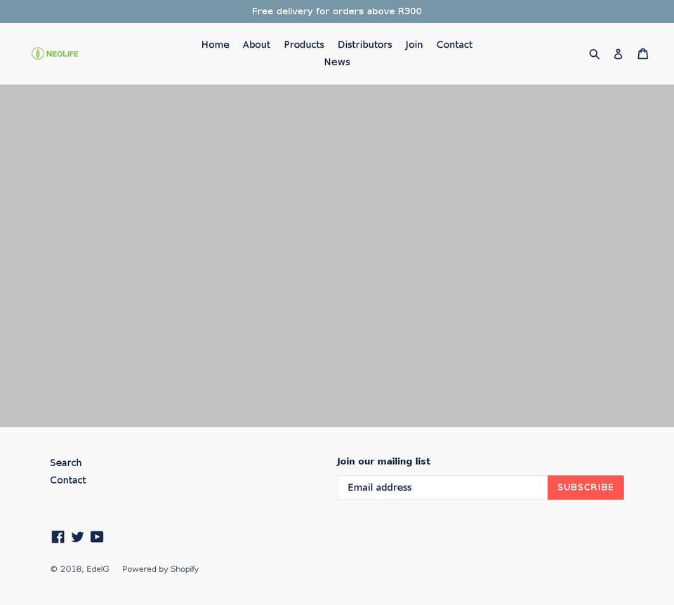 edelg.com — Shopify storefront screenshot