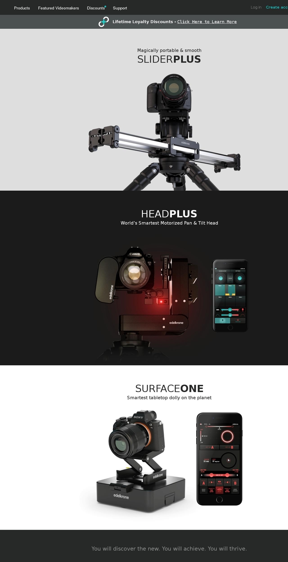 edelkrone Shopify theme site example edelkrone.eu