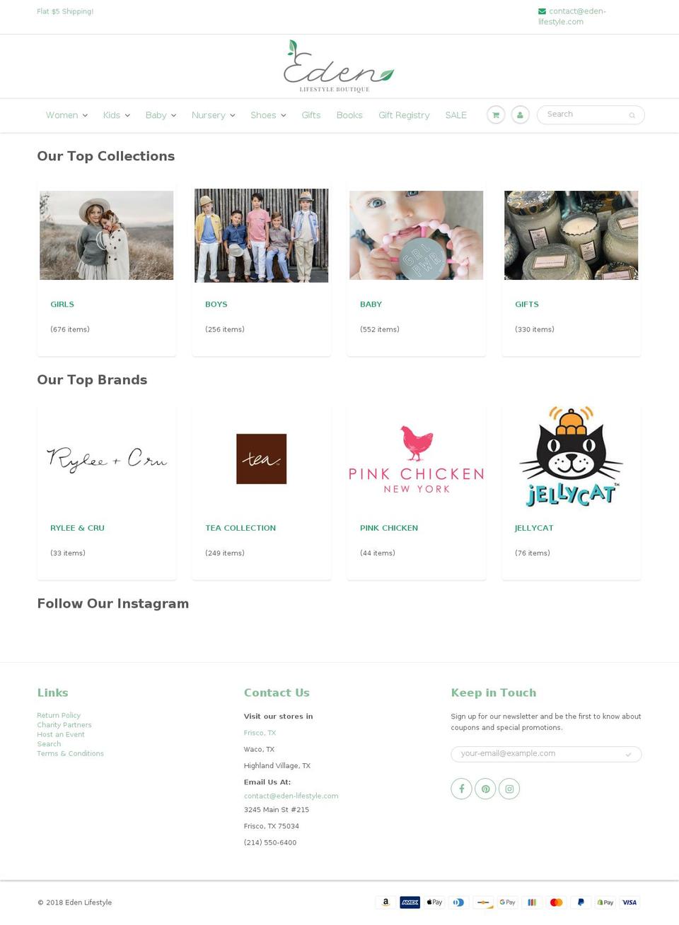 Eden? Shopify theme site example eden-lifestyle.com