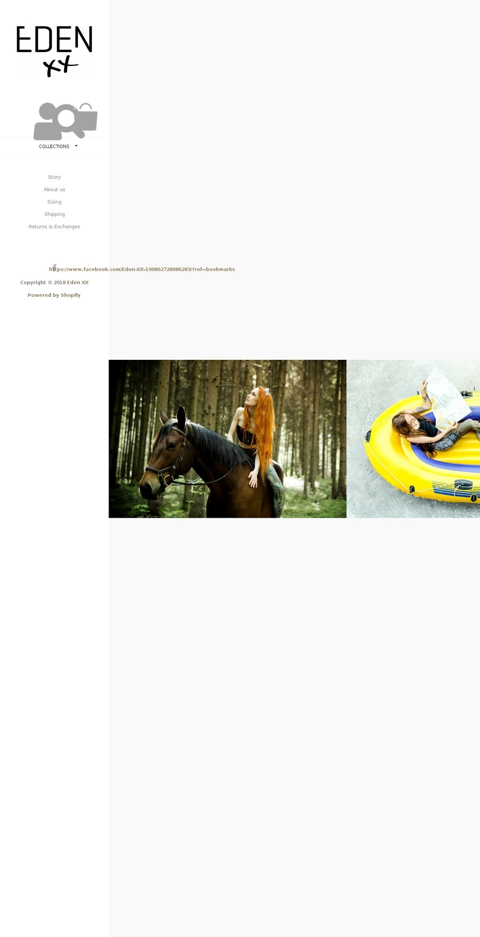 eden-xx.com — Shopify storefront screenshot