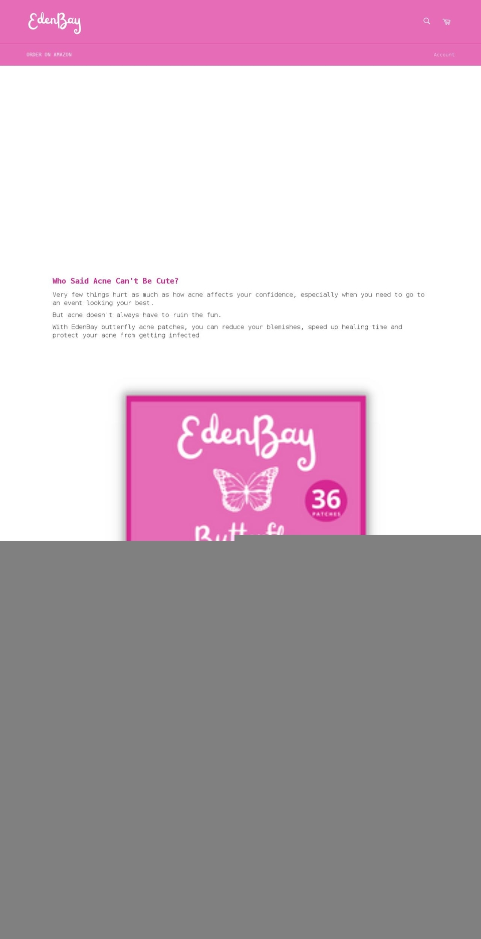 edenbayshop.com shopify website screenshot