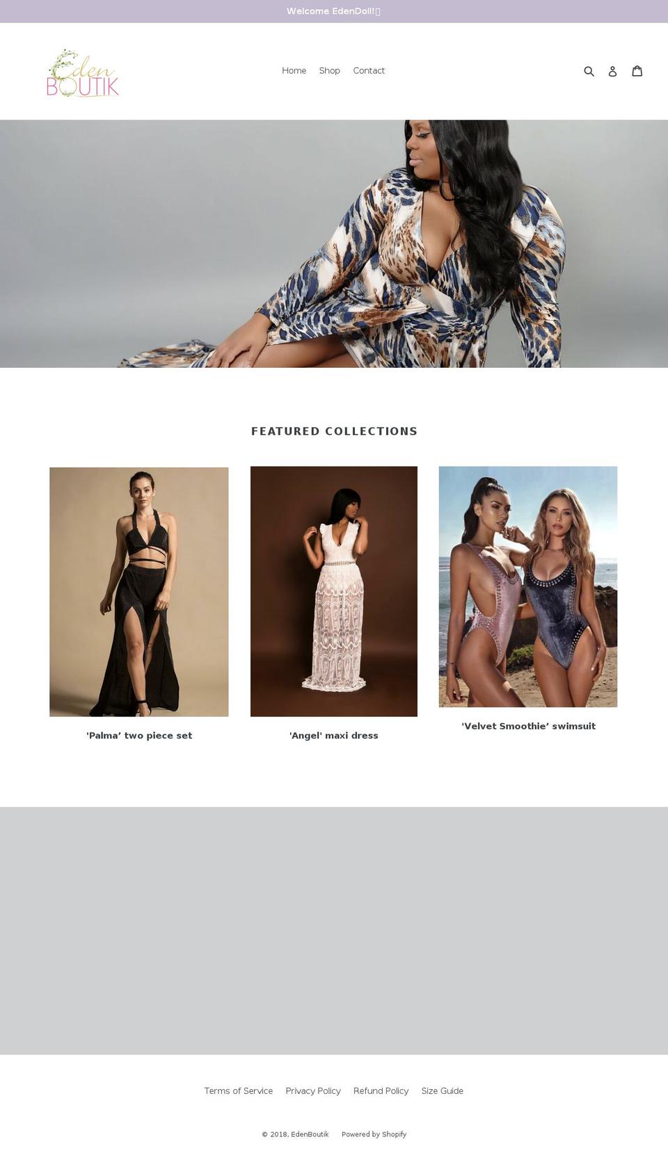 edenboutik.com — Shopify storefront screenshot