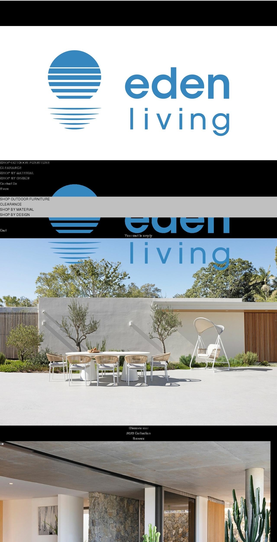 edenliving.online shopify website screenshot