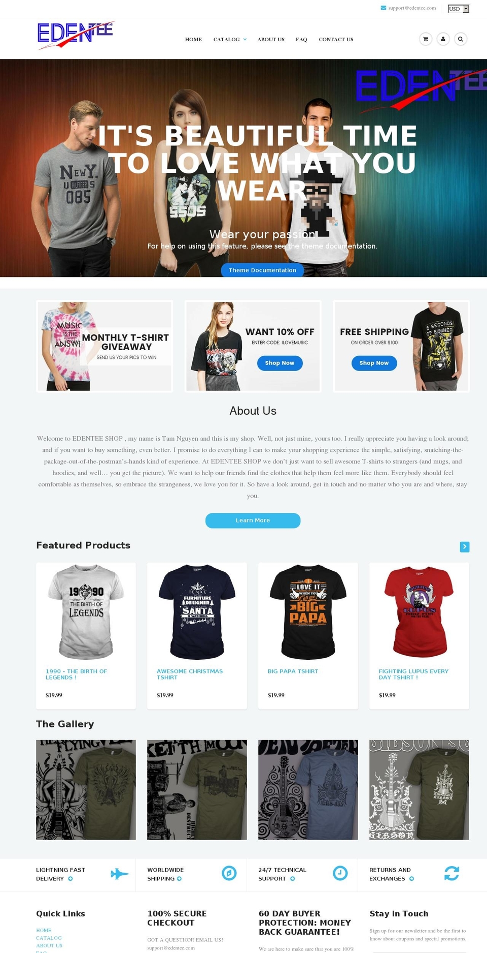 edentee.com shopify website screenshot