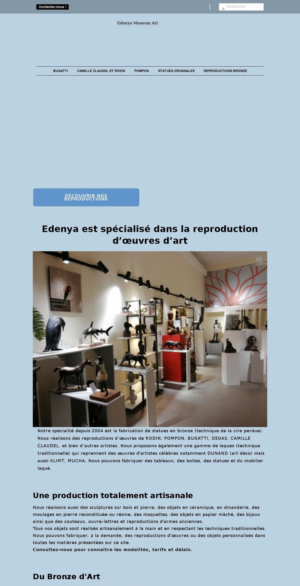 edenya.com shopify website screenshot