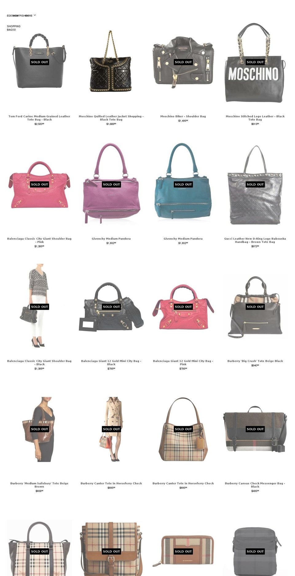 edesignershop.com shopify website screenshot