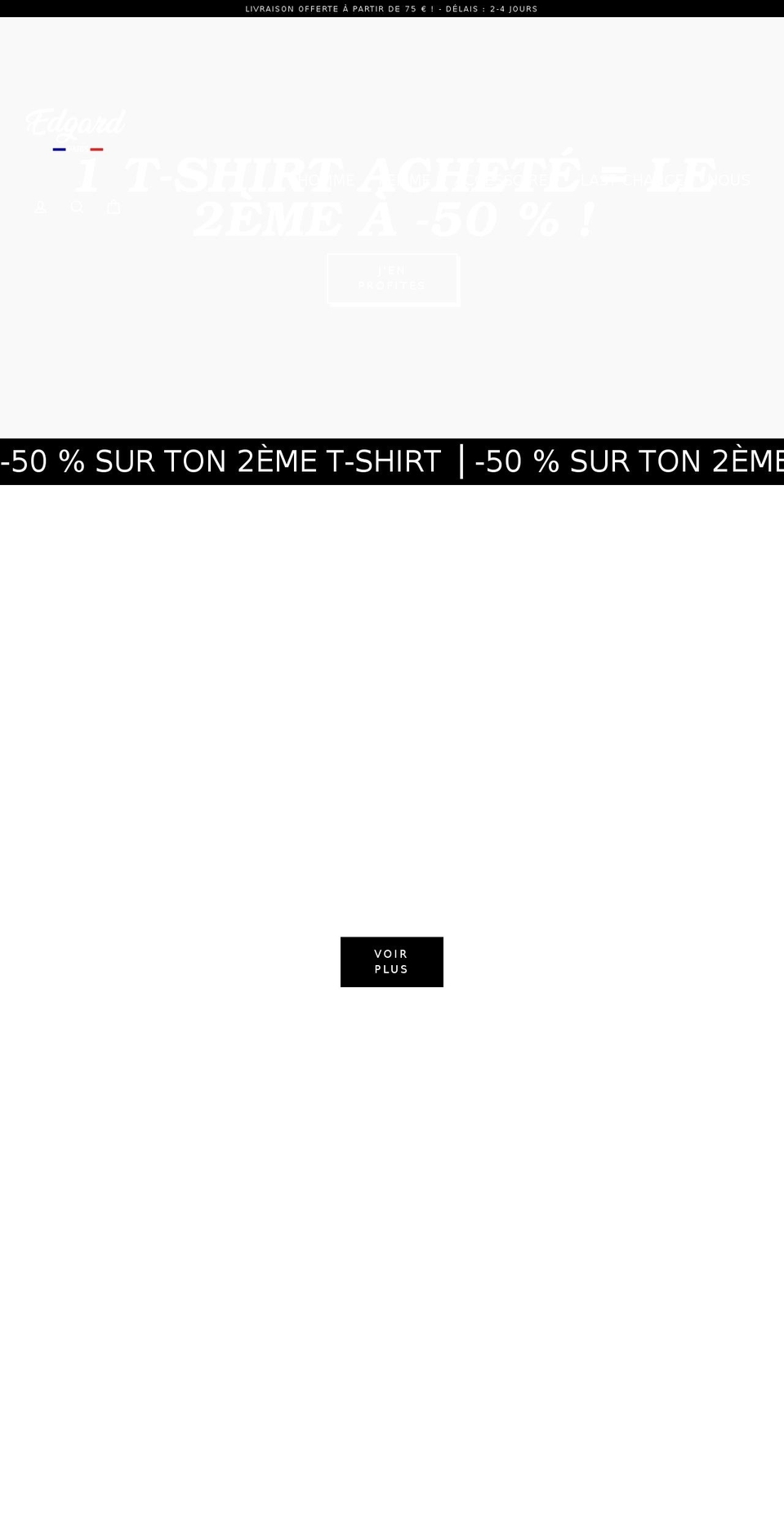 edgardparis.com — Shopify storefront screenshot