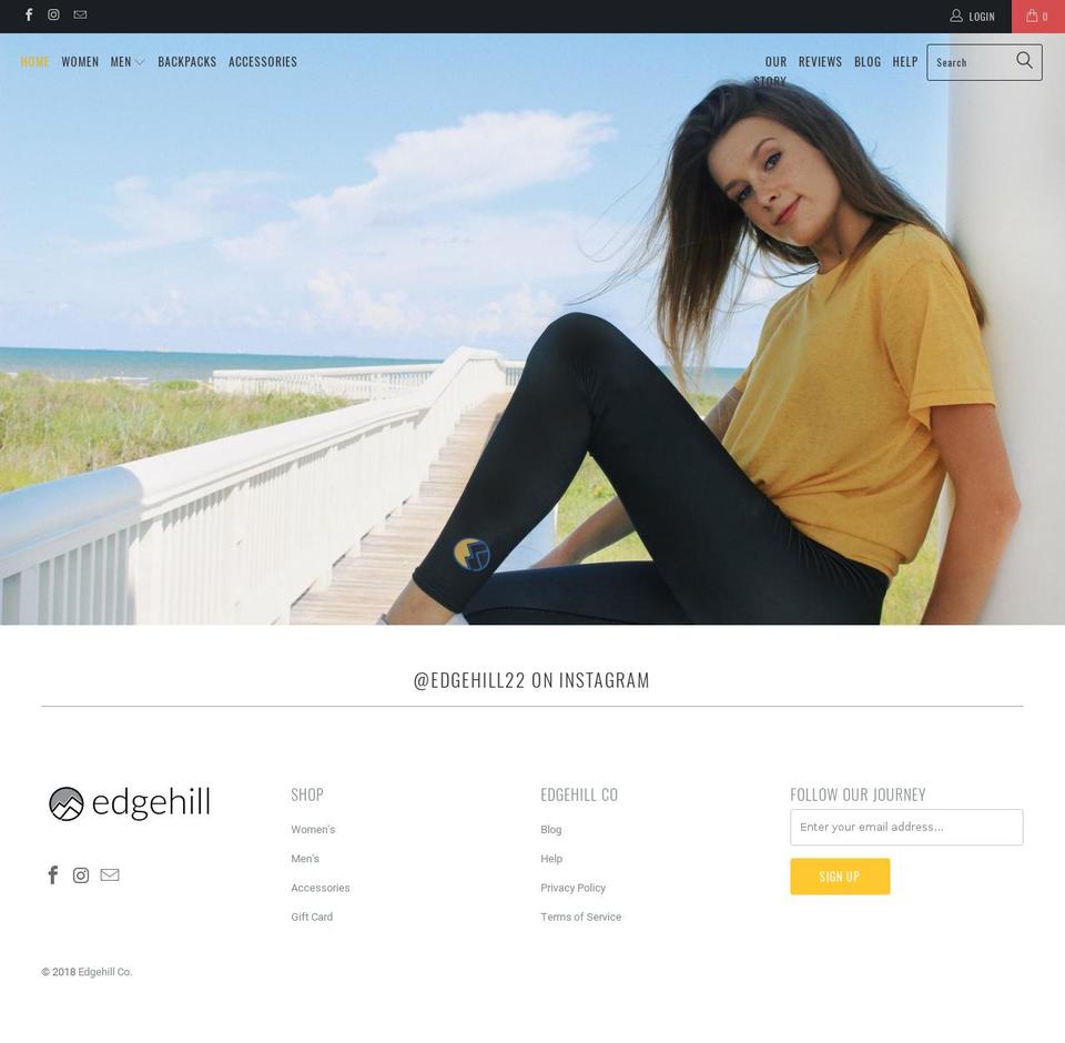 edgehillco.com — Shopify storefront screenshot