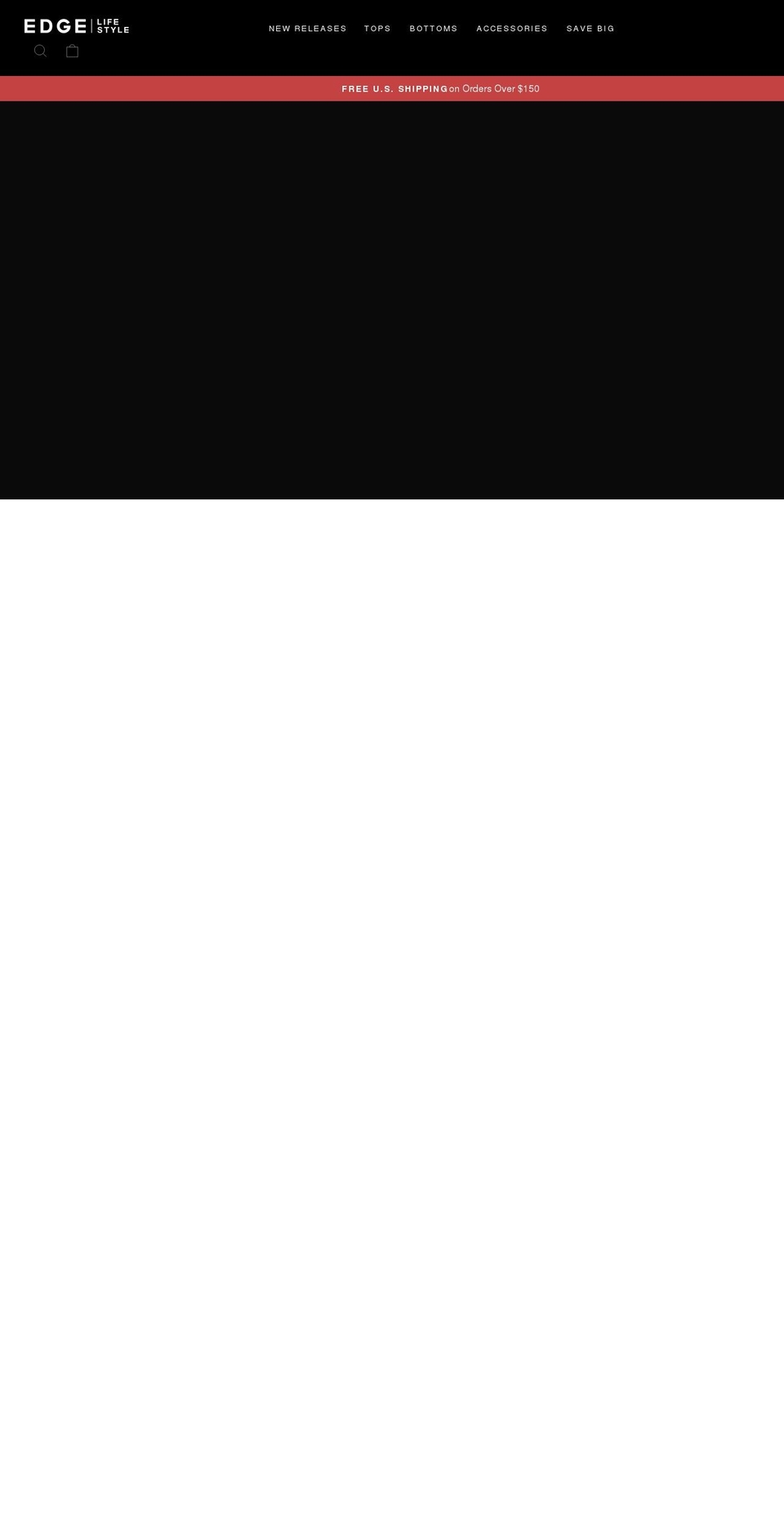 edgelifestyle.com shopify website screenshot
