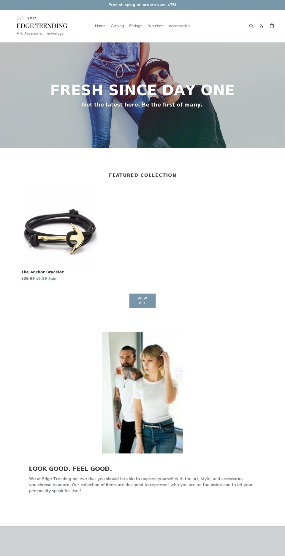 edgetrending.com — Shopify storefront screenshot