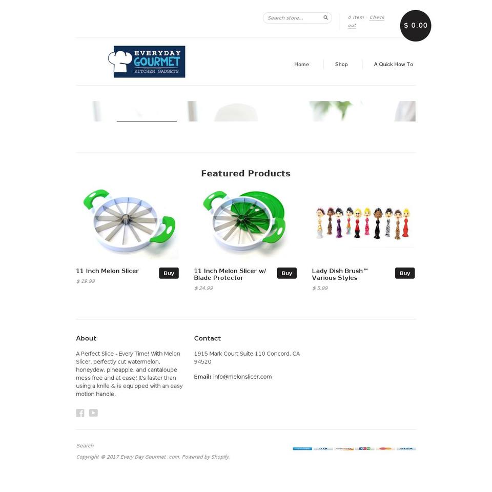 edgourmet.com shopify website screenshot