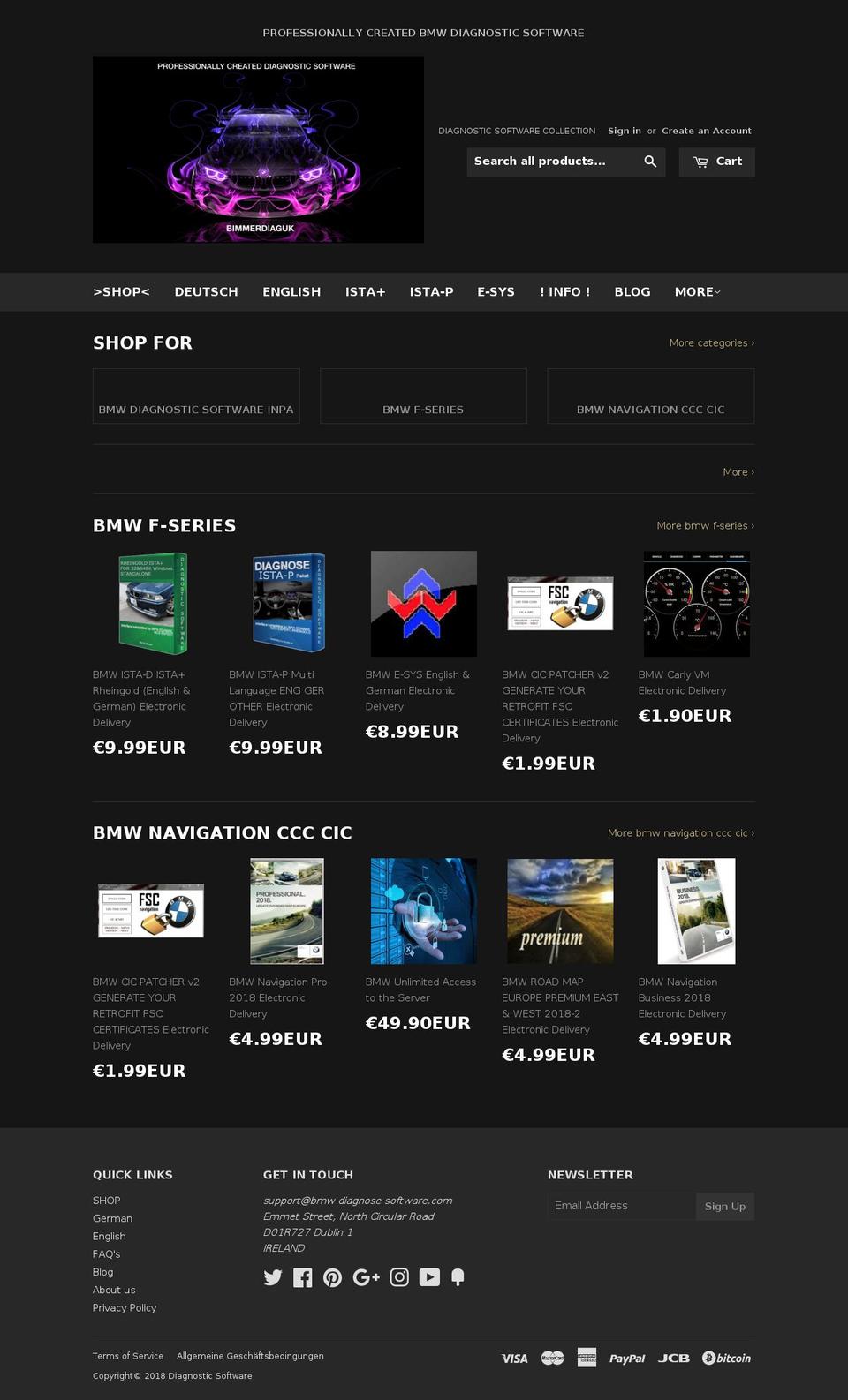 ediabas-inpa-software.com — Shopify storefront screenshot