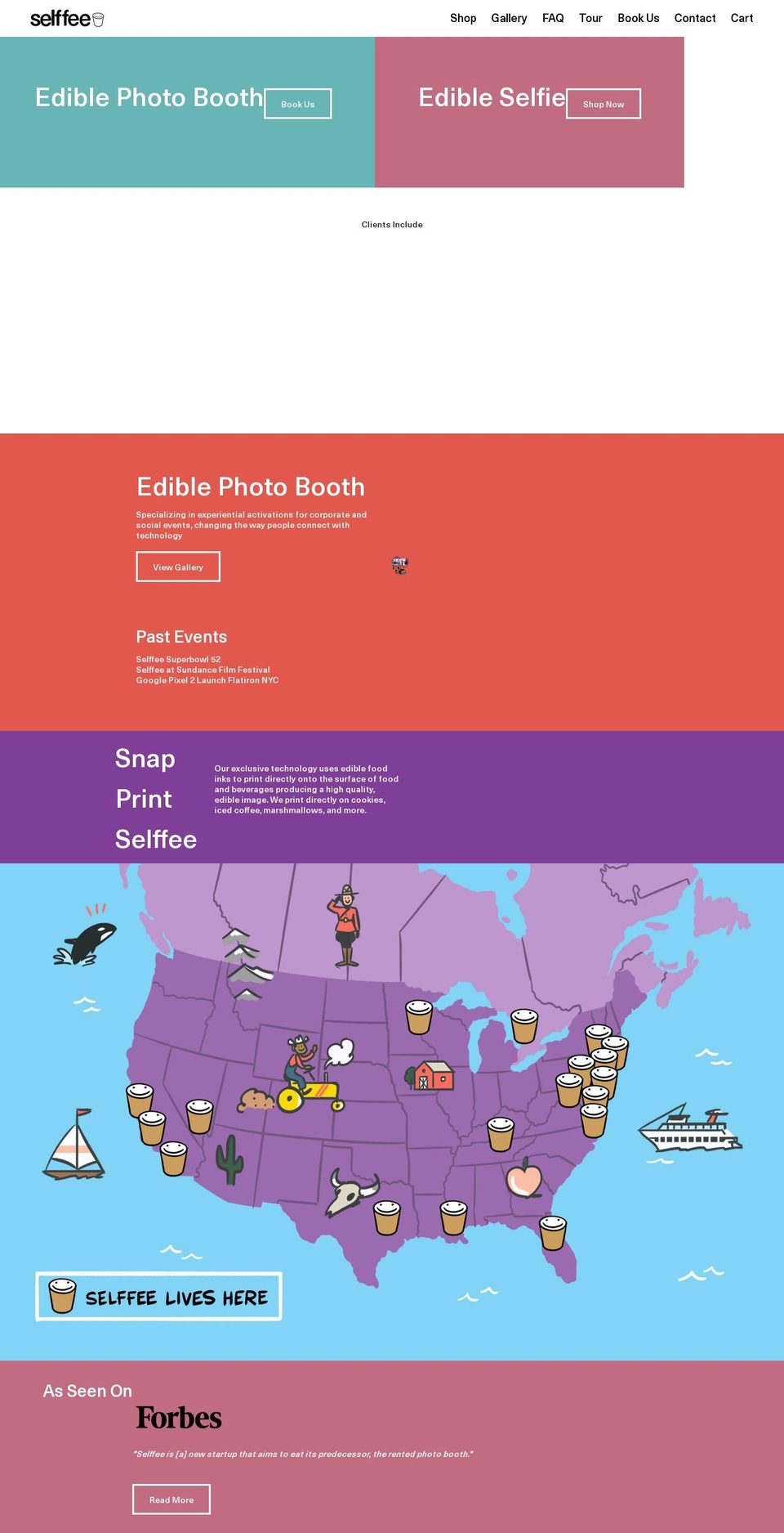 Selffee v2 Shopify theme site example edibleselffee.com