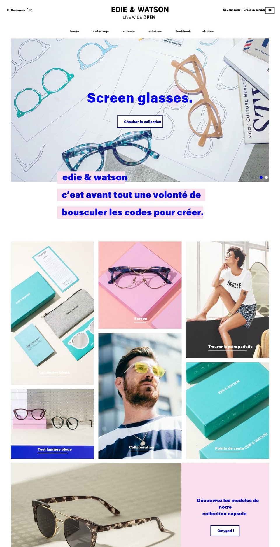 edie-watson.com — Shopify storefront screenshot