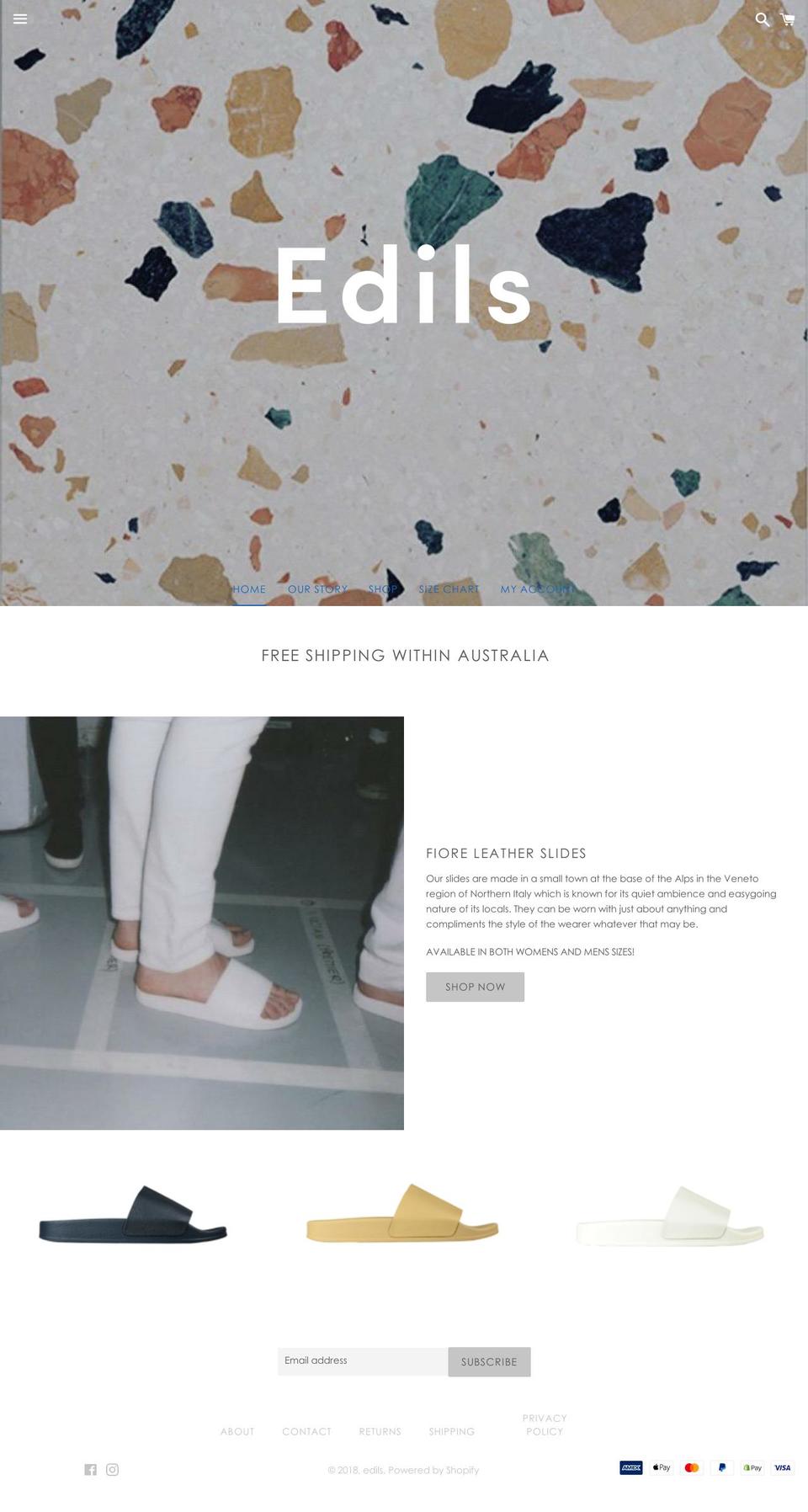 edils.com — Shopify storefront screenshot